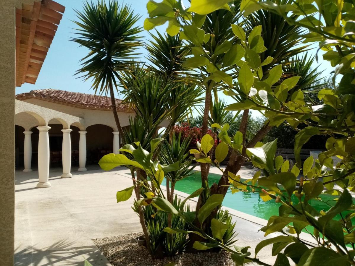 Bienvenue A L Hacienda Villa Magalas Exterior foto
